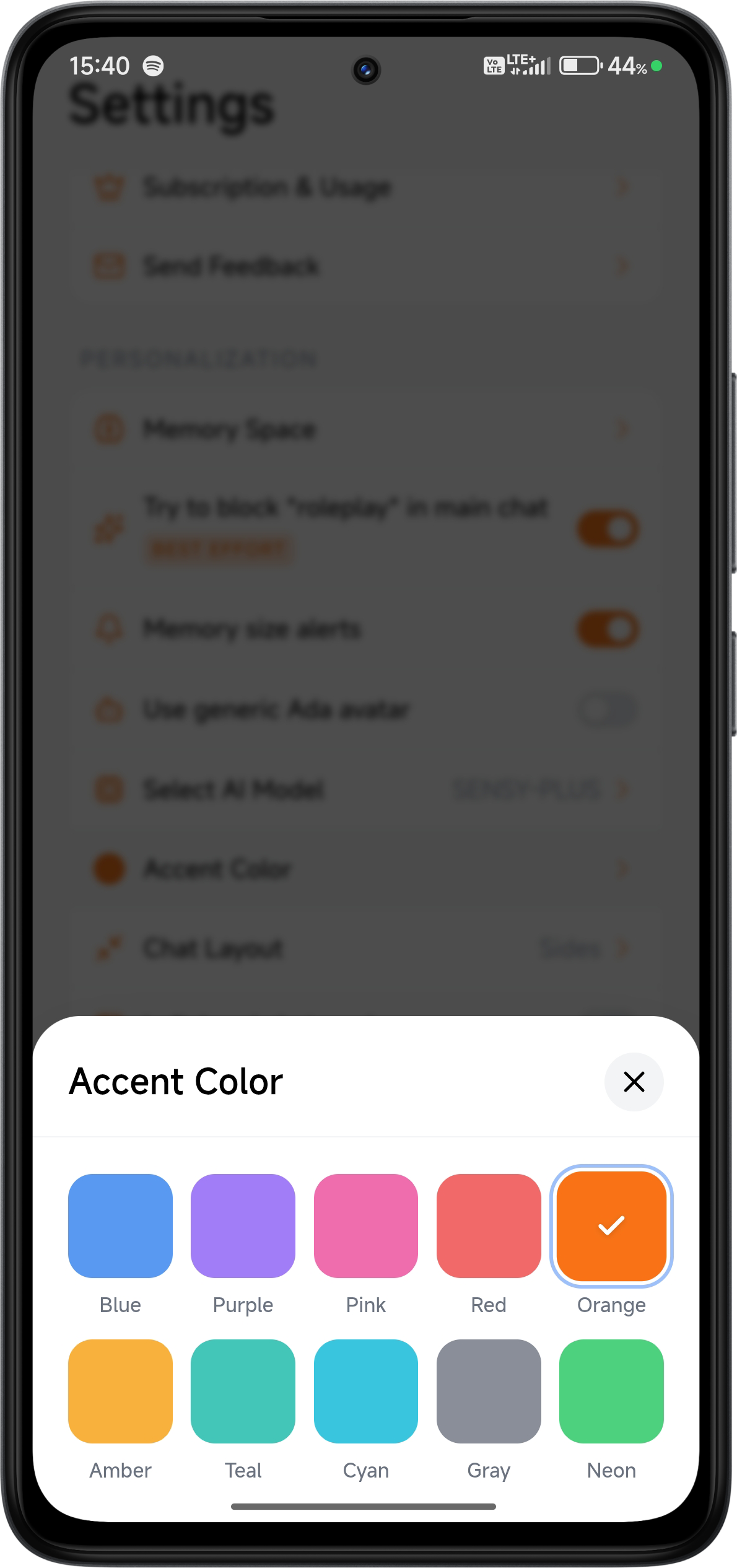 SENSY colors